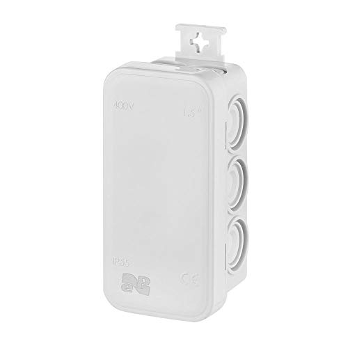 Preisvergleich Produktbild Aufputz Klein Verteilerdose 45x90, Installationsgehäuse Kabel Abzweigkasten IP55