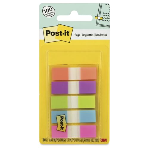 3M 683-5CB 1/2" Page Flags 100 Count