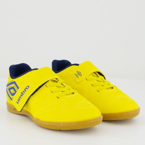 Chuteira Futsal Infantil Umbro Neo Striker Kids U07FB00133 Cor:Amarelo;Tamanho:32