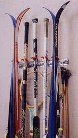 TidyGarage SureLock Wall Mounted Ski Rack