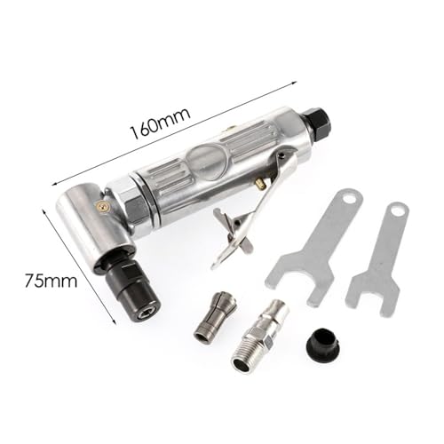 Amoladora angular neumática de 90 grados mini 1/4 pulgada para pulido de metal 8