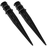 FUNOMOCYA 2pcs Plastic Stakes for Solar Ground Lights Garden Edging Landscape Decor