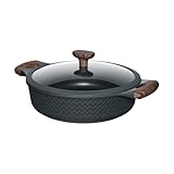 Fond haute performance pour chaque plaque de cuisson : nos casseroles peuvent être utilisées sur tous les types de cuisinières : cuisinière électrique, induction, cuisinière à gaz, vitrocéramique et sont renforcées avec un disque anti-déformation