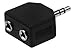 Steren 251-130 Two 3.5mm Stereo Jacks to One 3.5mm Stereo Plug