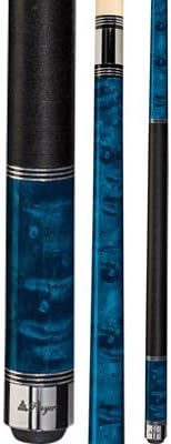 Players C955 Birdseye Maple Blue Stain Pool/Billar Taco Stick Irish Linen