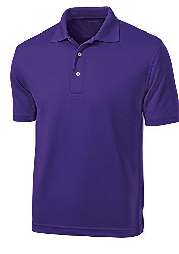 Men's Golf Polos - Dri-Mesh Moisture Wicking Golf Shirts in Regular, Big & Tall