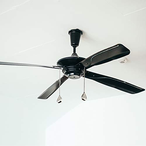 Image of Patelai 4 Pieces Ceiling Fan Pull Chain Extender Ornament 12 Inch Ceiling Pull Chain Extension Classic Drop Shaped Pendant Beaded Ball Cord for Fan light lamp decorative with Connector(Silver)