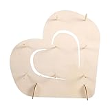 Ciieeo Donut-ausstellungsstand Vintage -kuchenstand Bauerntortenständer Donut Steht Für Desserttisch Dessertstände Tortenständer Hochzeit Donut-stand Holz Beige