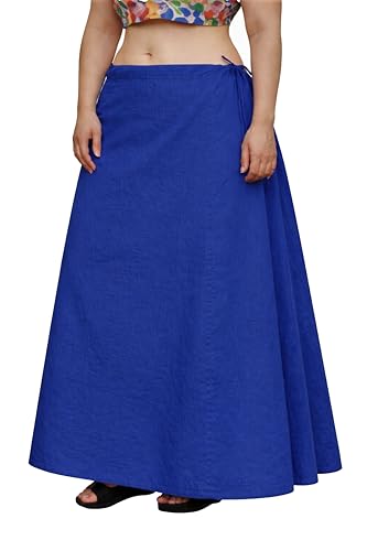 Image of CITIX Pure Cotton Petticoat for Woman Saree | Adujastable Drawstring Waist