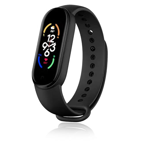 Fitness Tracker Watch, 4-7 Day Battery Life, Pedometer, Blood Oxygen, Heart Rate, Sleep & Stress Monitoring, Waterproof, Stopwatch, Remote Photo Taking, Activity Tracker for Men and Women