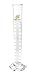 SEOH Graduated Cylinder Borosilicate Glass Hex Base - Capacity (ml) 250