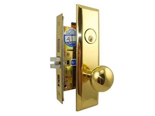 Mortise Lock Entry Lockset Deadbolt for Residential Commercial Backset 2-3/4" HQ Grade 3