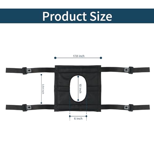 2-Buckle Toilet seat Accessories for Electric Patient Lift Transfer Chair*1