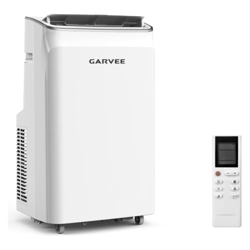 Image of Garvee 12,000 BTU Portable Air Conditioner, 8150 BTU SACC 3-in-1 AC Unit with Cooling, Dehumidifier & Fan Modes, for Rooms up to 550 Sq.Ft, 24H Timer, Remote Control, Window Kit Included