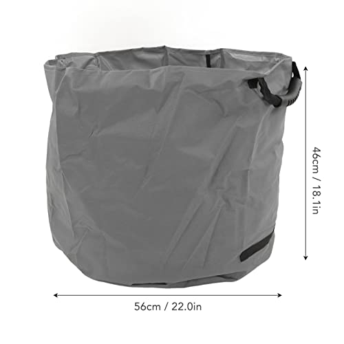 Poubelles pliables de jardinage robustes en tissu gris 600D - 8