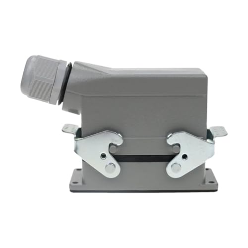 Conector resistente de aviación HDC-HE4 de 6 pines 16A para cableado industrial 7