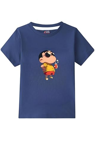 Image of Lush Plush Boys High GSM Cotton Half Sleeve Printed Cotton T-Shirt