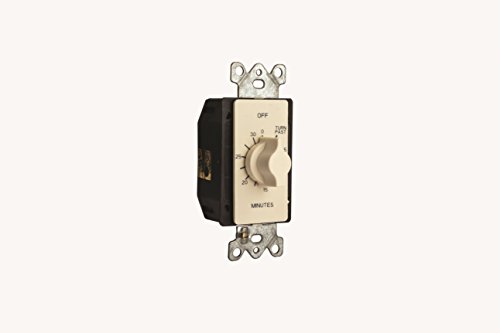Nsi A Series Springwound Auto Off In-Wall Time Switch, 30 Minute Timer Length, Light Almond #TOP6