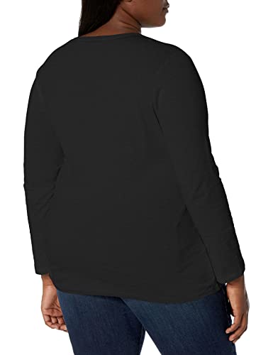 Just My Size OJ043 Women'S Plus Size Vneck Long Sleeve Tee thumb #4