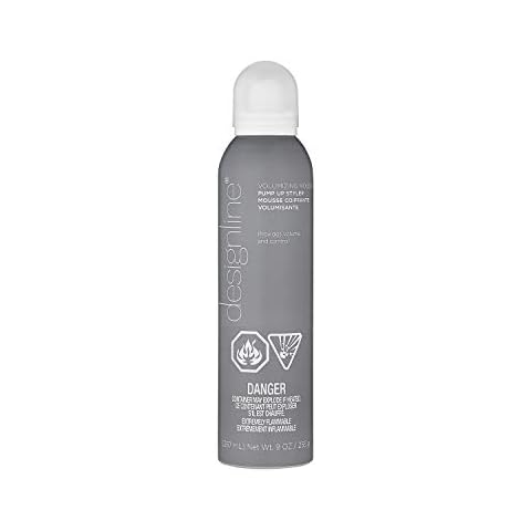 DESIGNLINE Hair Styling Mousse, 9 oz - Regis Foam Mousse Styler Provides Lightweight Volume & Control Cover