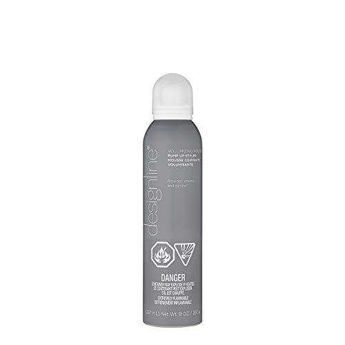 Volumizing Mousse Pump Up Styler, 9 oz - Regis DESIGNLINE - Foam Mousse Styler Provides Lightweight Volume & Control (9 oz)
