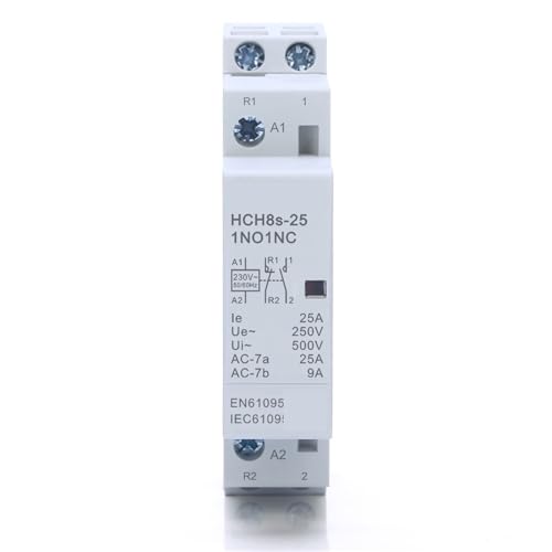 Contacteur modulaire HCH8s-25 2P 25A 2NO DC12V pour tableau électrique domestique
