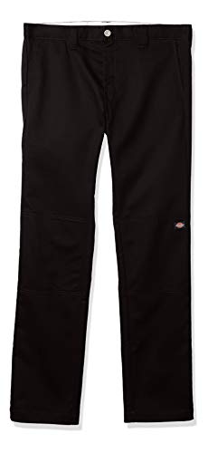 Dickies Boy’s Skinny Straight Double Knee Pant - Stretch School Uniform Trousers with Reinforced Knees & Adjustable Waist