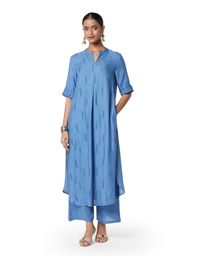 Image of BIBA Women LIVA Straight 2 Piece Set