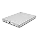 LaCie Mobile Drive 2TB External Hard Drive HDD – Moon Silver USB-C USB 3.0, 3.1 for Mac and PC Computer Desktop Workstation Laptop (STHG2000400)
