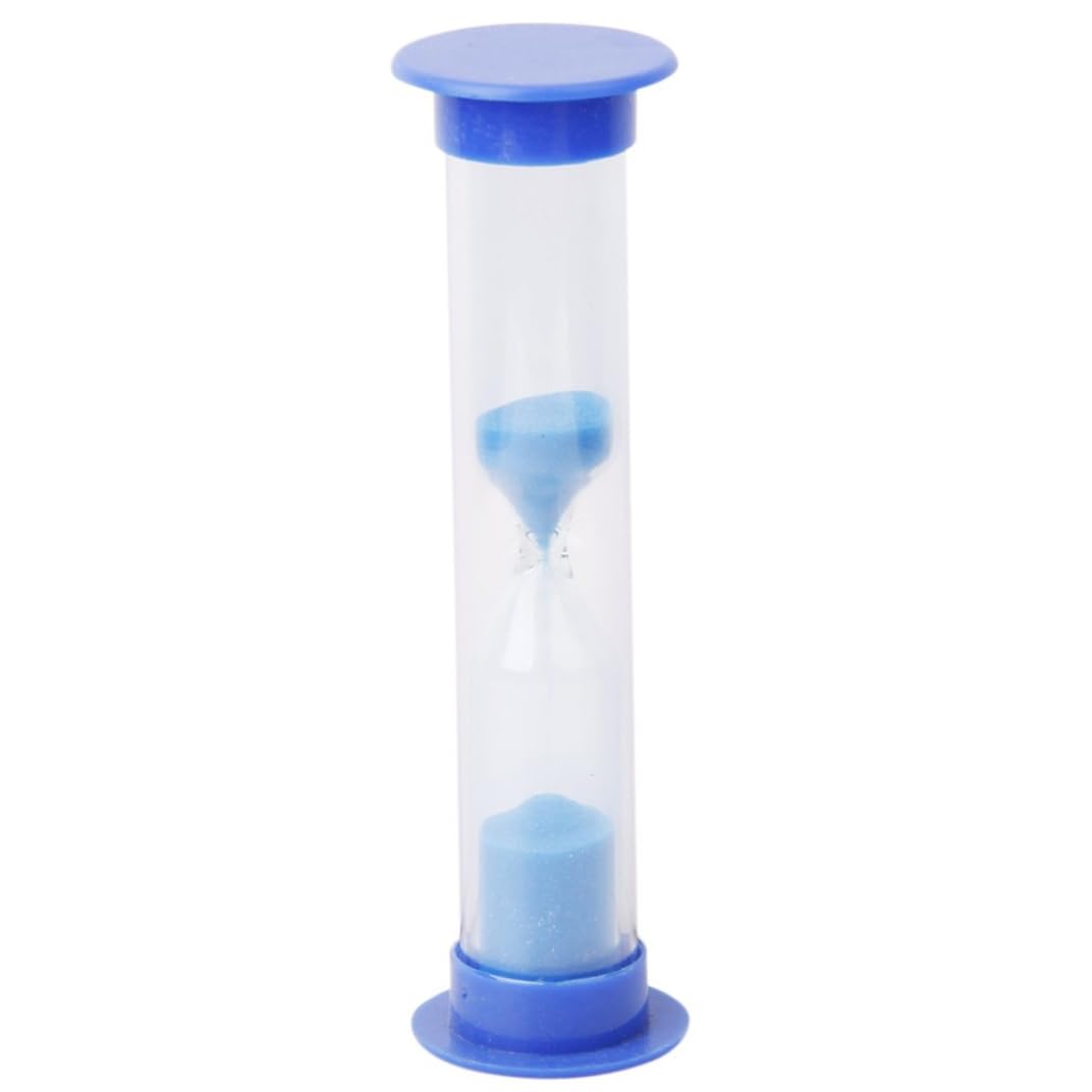 Licsaliwe Hourglass Timer, Plastic Mini Two-Minute Hourglass Timer, for Children's Game Accessories
