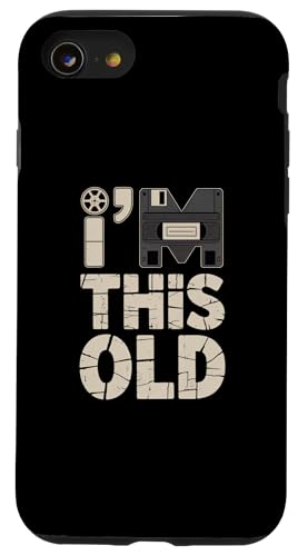 Drôle Humour Memes Funny for Funny Old People I'm This Old Coque pour iPhone SE (2020) / 7/8