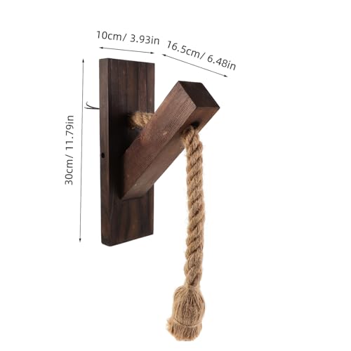Lámpara de pared de madera rústica COLLBATH soluciona pasillos oscuros con luz decorativa vintage 7