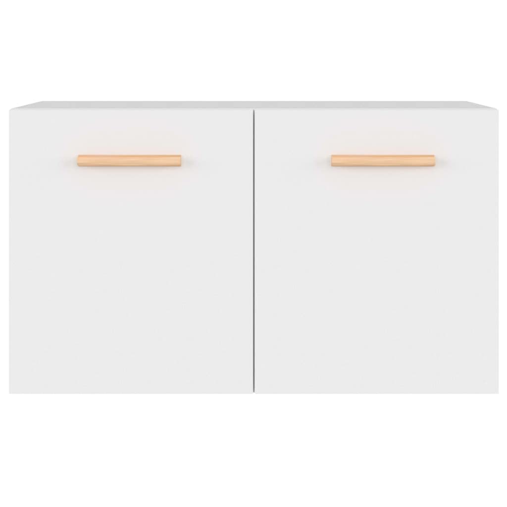vidaXL Armario de Pared Estante Flotante Almacenaje Salón Sala de Estar Hogar Muebles Decoración Madera Contrachapada Blanco 60x36,5x35 cm
