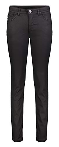 Preisvergleich Produktbild MAC Jeans Damen Slim Jeans, Schwarz (Black 090), W44 / L32