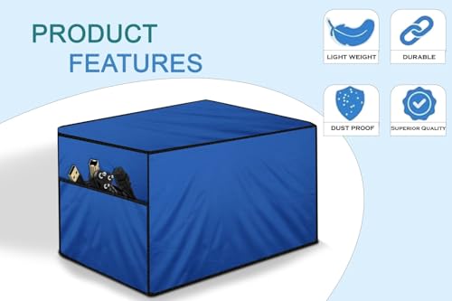 Image of The Furnishing Tree Polyester Waterproof & Dustproof Printer Cover - Compatible with Ink Tank Brother HL-T4000DW Printers, Royal Blue , Dimensions in DxWxH - ( 48x58x30 CM)
