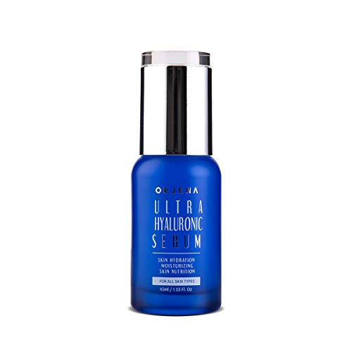 ORJENA Ultra Hyaluronic Serum - Skin Hydration, Moisturizing, Skin Nutrition, Hyaluronic Acid - for All Skin Types 45ml Net Wt
