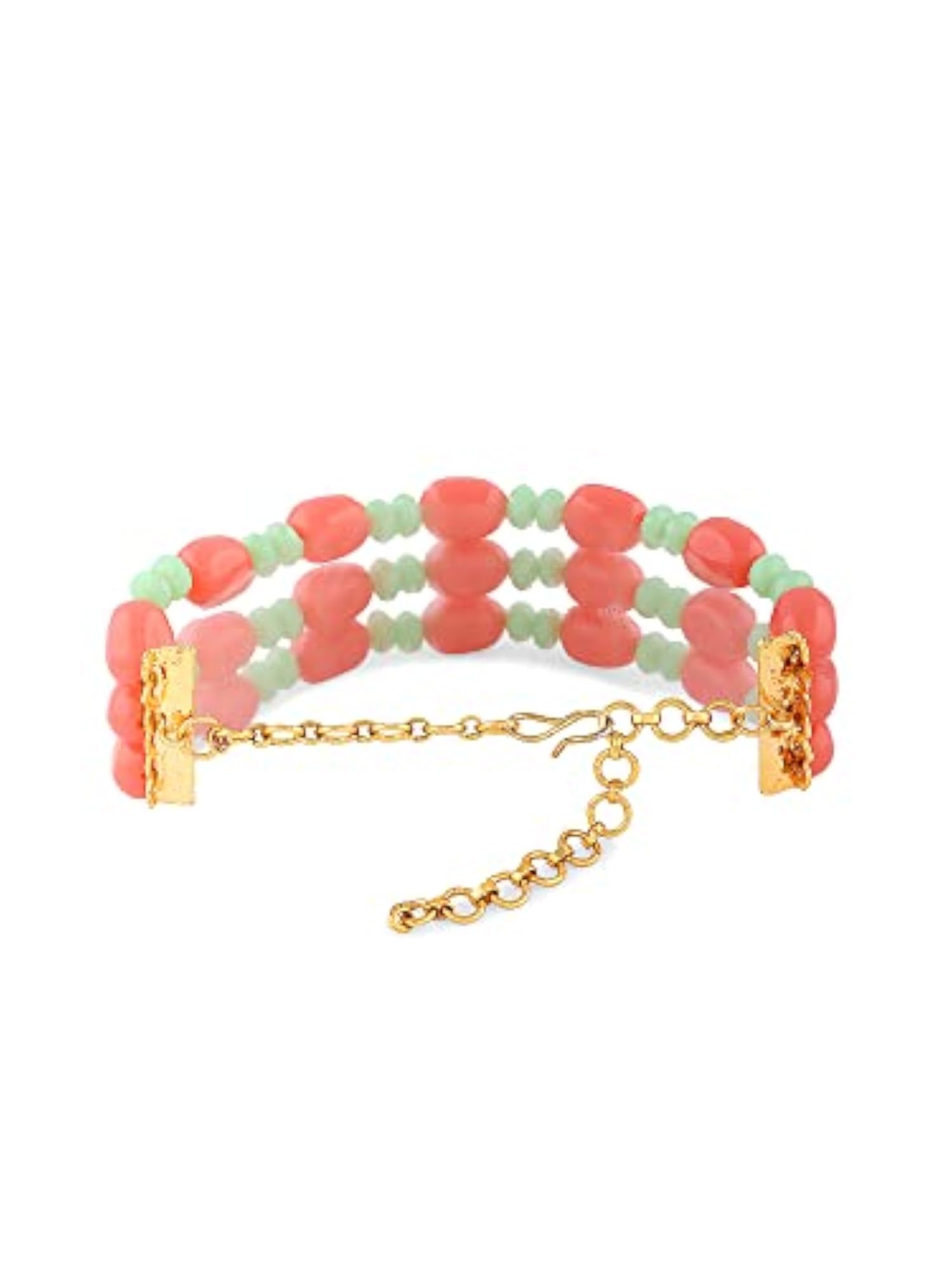 Multistrand Beaded Bracelet for Women, Colorful