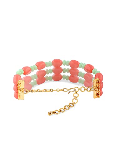 Multistrand Beaded Bracelet for Women, Colorful