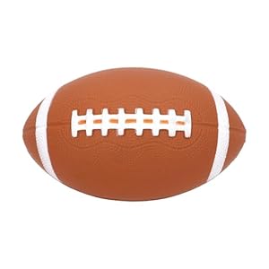 Boland 01409 - American Football, 12 x 20 cm, Football Spieler Kostüm, Spielzeug oder Kostüm Zubehör, Ball, Karneval oder JGA, Braun