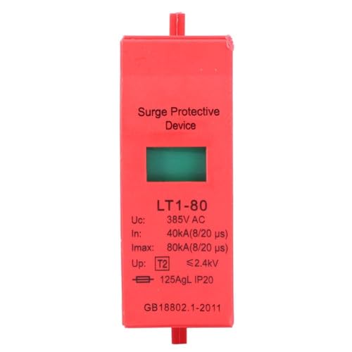 Parafoudre de tension 80 KA 385V AC en cuivre rouge pour la protection maison