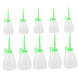 jojofuny 10 Stück Nähmaschinen Ölflasche Mit Feiner Düse Auslaufsichere Kunststoff Ölkanne 60ml Und 180ml Für Präzise Wartung Von Nähmaschinen Bequemes Nähzubehör Für Öl