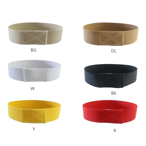 Versatile Teens Waist Belt With Tape Closure Waist Stretch Belt For Adult Unisex Coat Dress Decors Elastic Be3