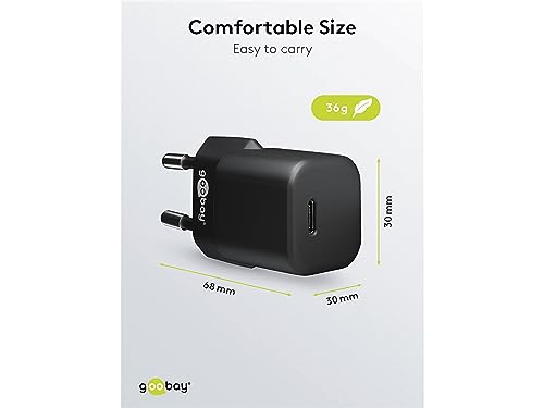 Fuente de alimentación USB-C de 20W para Samsung Galaxy y Pixel 6