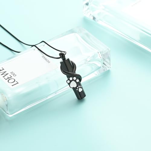 Collier funéraire acier inoxydable de qualité supérieure avec pendentif patte