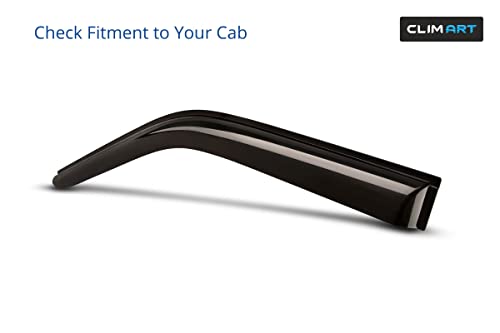 Clim Art Incredibly Durable Rain Guards For Dodge Durango 2011-2023, Original Tape-On Window Deflectors, Vent Deflector,Window Visors, Car Accessories,4Pcs. - 411253 #TOP6