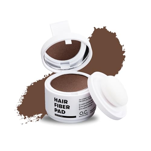 O.C. HAIRCARE Ansatzpuder zur Haarverdichtung für Frauen & Männer - für Geheimratsecken, Scheitel & Haaransatz - von führenden Salons empfohlen - 9 Farben - widerstandsfähiges Haarpuder (Hellbraun)