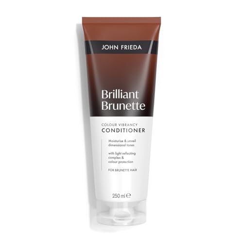 John Frieda Brilliant Brunette Colour Vibrancy Conditioner 250ml