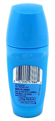 Secret Deodorant Powder Fresh 1.8 Ounce Roll-On (53ml) (Pack of 3)
