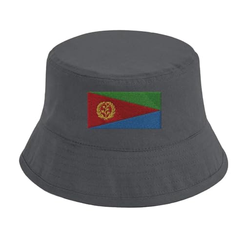Chapeau Bob Drapeau de l'Érythrée Mixte - Chapeau Pêcheur Été - 3