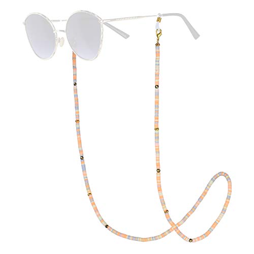 KELITCH Soportes De Gafas De Sol Correa Heishi Cadena De Anteojos Cordón De Sujeción Cordones Collar De Retención De Gafas Deportivas Cover
